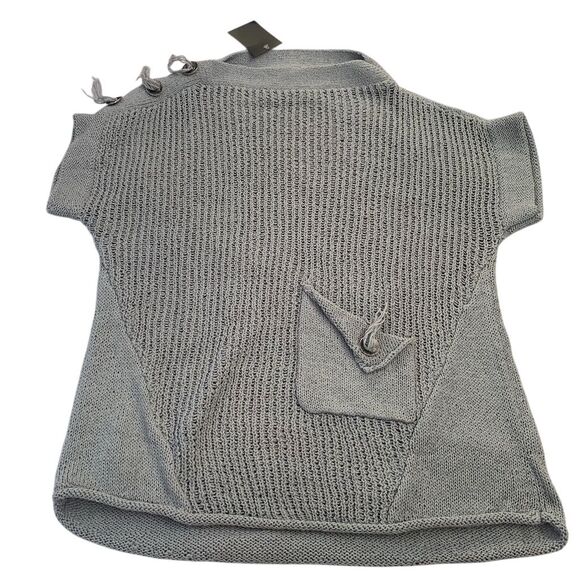 AKIRA Tops - AKIRA Gray Blouse Elegant Top